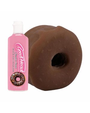 Набір для мінету Doc Johnson GoodHead Chocolate Donut Blowjob Set