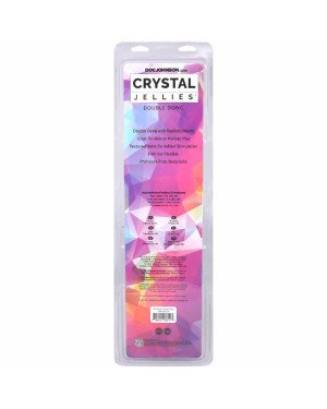 Фалоімітатор двосторонній Doc Johnson Crystal Jellies Double Dong Фалоімітатор двосторонній Doc Johnson Crystal Jellies Double Dong