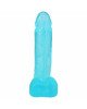 Фалоімітатор Doc Johnson Crystal Jellies - 8 Inch Realistic Cock with Balls- Teal Фалоімітатор Doc Johnson Crystal Jellies - 8 Inch Realistic Cock with Balls- Teal