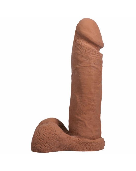Фалоімітатор Doc Johnson The Realistic Cock ULTRASKYN - 8 Inch with Balls Caramel Фалоімітатор Doc Johnson The Realistic Cock ULTRASKYN - 8 Inch with Balls Caramel