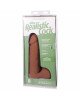 Фалоімітатор Doc Johnson The Realistic Cock ULTRASKYN - 8 Inch with Balls Caramel Фалоімітатор Doc Johnson The Realistic Cock ULTRASKYN - 8 Inch with Balls Caramel