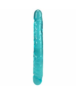 Фалоімітатор двосторонній Doc Johnson Crystal Jellies 12