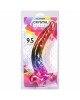 Фалоімітатор Doc Johnson Crystal Jellies - 9.5 Inch Dildo - Rainbow Фалоімітатор Doc Johnson Crystal Jellies - 9.5 Inch Dildo - Rainbow