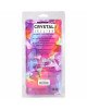 Фалоімітатор Doc Johnson Crystal Jellies - Realistic cock with balls 8.5 Inch - Rainbow