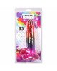 Фалоімітатор Doc Johnson Crystal Jellies - Realistic cock with balls 8.5 Inch - Rainbow