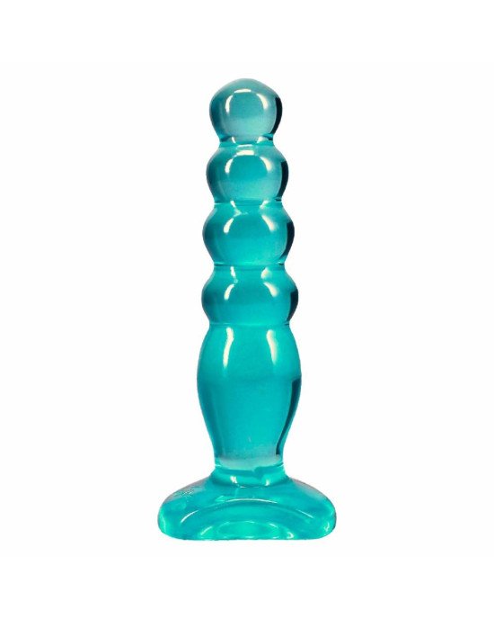 Дилдо Doc Johnson Crystal Jellies - Anal Delight - 5 Inch - Teal