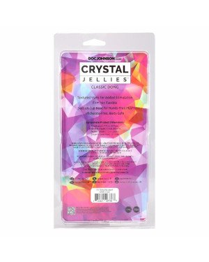 Дилдо Doc Johnson Crystal Jellies - 7.5 Inch Dong - Rainbow