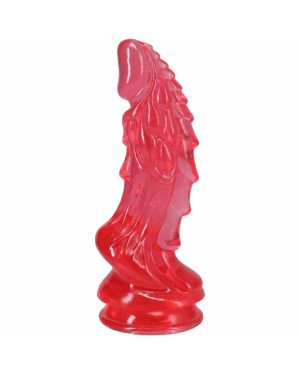 Фентезійний фалоімітатор Doc Johnson Crystal Jellies - Invader Dong 8.5 Inch - Pink