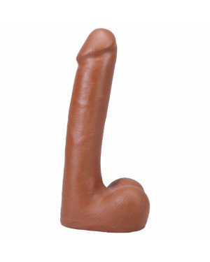 Фалоімітатор Doc Johnson The Realistic Cock ULTRASKYN - 9 Inch with Balls Caramel