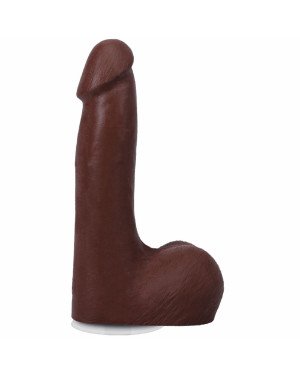 Фалоімітатор Doc Johnson The Realistic Cock ULTRASKYN - 7 Inch with Balls Chocolate