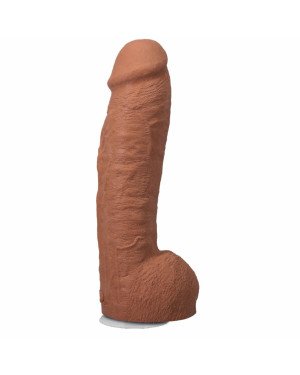 Фалоімітатор Doc Johnson The Realistic Cock ULTRASKYN - 12 Inch Hung with Balls Caramel