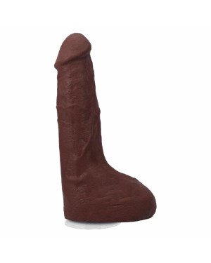 Фалоімітатор, що кінчає Doc Johnson The Realistic Cock ULTRASKYN - Squirting 9,5 Inch Chocolate