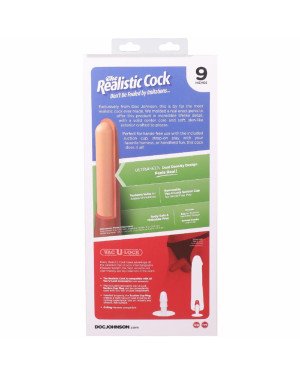 Фалоімітатор Doc Johnson The Realistic Cock ULTRASKYN - 9 Inch Vanilla Фалоімітатор Doc Johnson The Realistic Cock ULTRASKYN - 9 Inch Vanilla