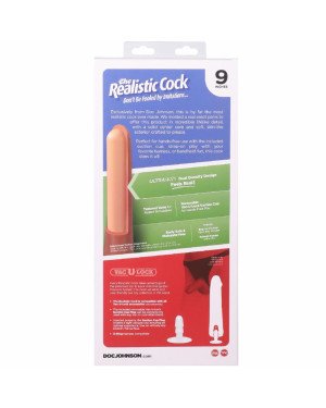 Фалоімітатор Doc Johnson The Realistic Cock ULTRASKYN - 9 Inch Caramel