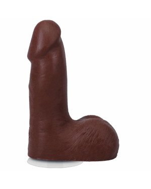 Фалоімітатор Doc Johnson The Realistic Cock ULTRASKYN - 5 Inch with Balls Chocolate