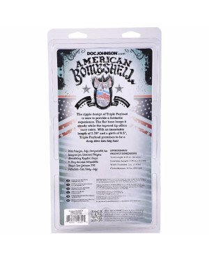 Анальна пробка для фістінгу Doc Johnson American Bombshell Triple Payload Gun Metal Анальна пробка для фістінгу Doc Johnson American Bombshell Triple Payload Gun Metal
