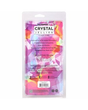 Дилдо Doc Johnson Crystal Jellies - 7.5 Inch Classic Dong - Rainbow
