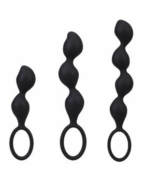 Набір анальних іграшок Doc Johnson Mood Naughty Contour Beads Trainer Set