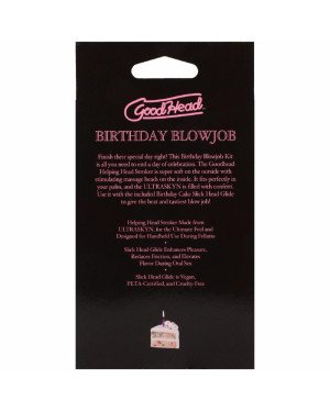 Набір для мінету Doc Johnson GoodHead Birthday Blowjob Kit