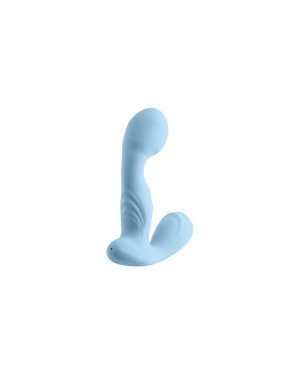 Вібромасажер простати S Pleasures Premium FUZZY, бірюзовий, з рельєфом, 10 режимів вібрації Вібромасажер простати S Pleasures Premium FUZZY, бірюзовий, з рельєфом, 10 режимів вібрації