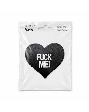 Пестис-сердечка Art of Sex - Fuck me, чорний