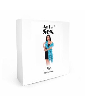 Боа з пір’я Art of Sex, довжина 2 метри, колір блакитний Боа з пір’я Art of Sex, довжина 2 метри, колір блакитний