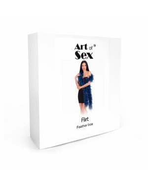 Боа з пір’я Art of Sex, довжина 2 метри, колір синій