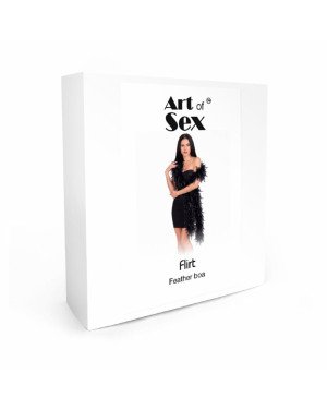 Боа з пір’я Art of Sex, довжина 2 метри, колір чорний