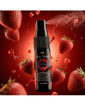 Спрей для глибокого мінету Intt Deep Throat Oral Spray Strawberry (12 мл)
