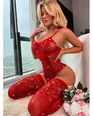 Бодістокінг JSY WW7238-Red One Size