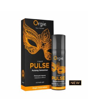 Смоктайзер для клітора Orgie Liquid Pulse 15 мл, вкус Ice Caramel, гель з ефектом посмоктування