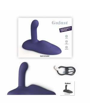 Подвійний sit-on-top пульсатор Love To Love GOFAST - стимуляція клітора та точки G, регулюється