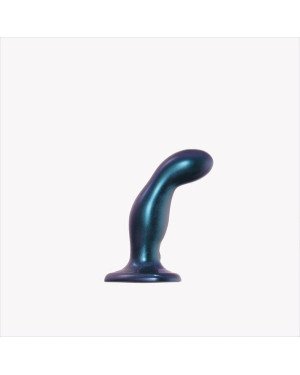 Дилдо з вібрацією Strap-On-Me FINGERING & VIBRATING DILDO - M - BLUE, з манливим рухом
