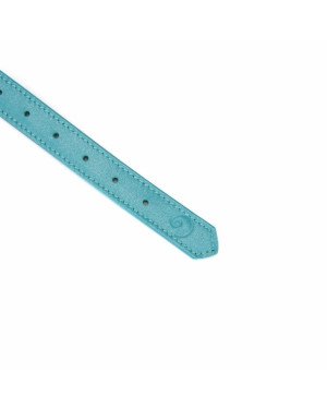 Маска на очі  Liebe Seele Blue Lamb Leather Blindfold with Velvet Lining