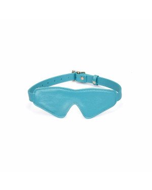 Маска на очі  Liebe Seele Blue Lamb Leather Blindfold with Velvet Lining