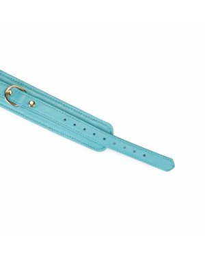 Нашийник з повідцем Liebe Seele Blue Lamb Leather Collar with Velvet Lining Нашийник з повідцем Liebe Seele Blue Lamb Leather Collar with Velvet Lining