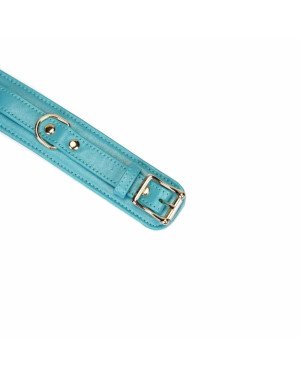 Наручники Liebe Seele Blue Lamb leather Wrist Cuffs with Velvet Lining Наручники Liebe Seele Blue Lamb leather Wrist Cuffs with Velvet Lining