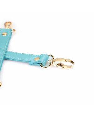 Хрестовина Liebe Seele Blue Lamb leather Hogtie with Velvet Lining