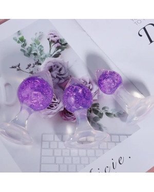 Анальна пробка Liebe Seele Heart-shaped Crystal Anal Plug - Purple Medium