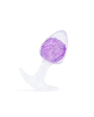 Анальна пробка Liebe Seele Icecream-shaped Crystal Anal Plug - Purple Small
