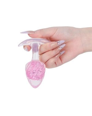Анальна пробка Liebe Seele Icecream-shaped Crystal Anal Plug - Pink Medium