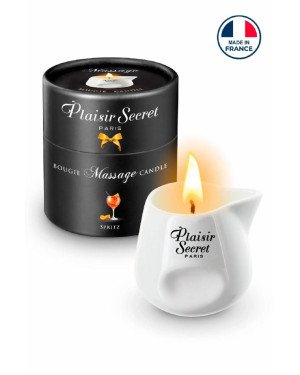 Масажна свічка Plaisirs Secrets Spritz  (80 мл) подарункове паковання, керамічний посуд