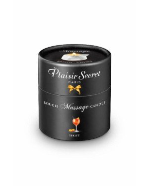 Масажна свічка Plaisirs Secrets Spritz  (80 мл) подарункове паковання, керамічний посуд