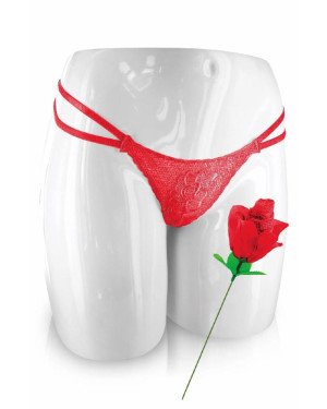 Мереживні трусики у вигляді троянди Fun Novelties Rose You Red