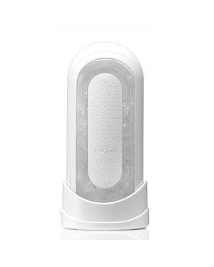 Мастурбатор Tenga Flip Zero White, змінна інтенсивність стимуляції, розкладний