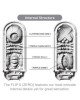 Мастурбатор Tenga Flip Zero White, змінна інтенсивність стимуляції, розкладний