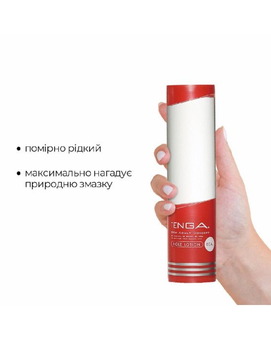 Лубрикант стандартної консистенції Tenga Hole Lotion Real (170 мл) на водній основі, універсальний Лубрикант стандартної консистенції Tenga Hole Lotion Real (170 мл) на водній основі, універсальний