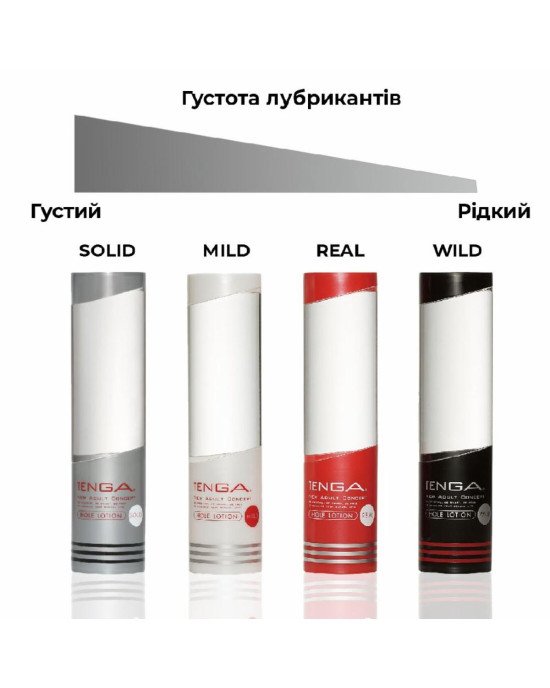 Лубрикант Tenga Hole Lotion Wild (170 мл) на водній основі, охолоджувальний ефект, рідкий Лубрикант Tenga Hole Lotion Wild (170 мл) на водній основі, охолоджувальний ефект, рідкий