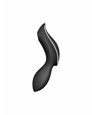 Вакуумний стимулятор з вібрацією Satisfyer Curvy Trinity 2 Black Вакуумний стимулятор з вібрацією Satisfyer Curvy Trinity 2 Black