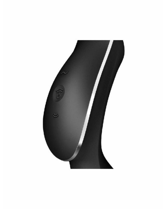 Вакуумний стимулятор з вібрацією Satisfyer Curvy Trinity 2 Black Вакуумний стимулятор з вібрацією Satisfyer Curvy Trinity 2 Black